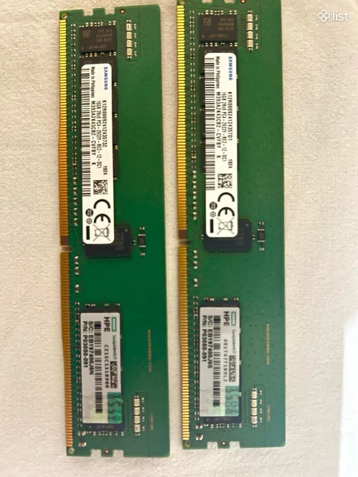 Սերվերի Ram 16GB 2933Y DDR4 HPE