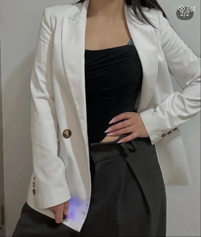 Zarina սպիտակ պիջակ