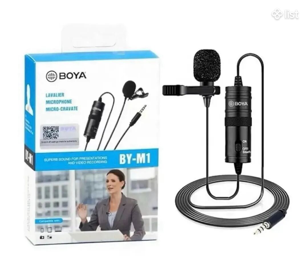 Original Boya m1 Microphone micraphone professional պրոֆեսսիոնալ Առաքում