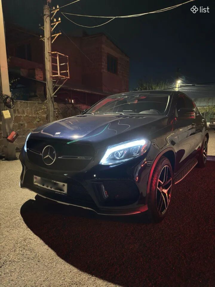 2017 Mercedes-Benz GLE-Class coupe, 3.0L, all wheel drive