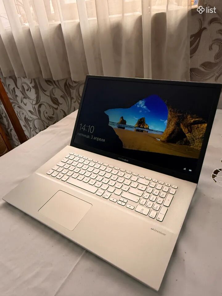 Նոութբուք/Notebook/L aptop ASUS, AMD Ryzen 7, 16 GB RAM, արծաթագույն