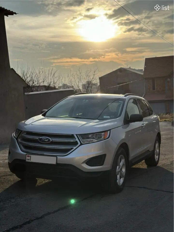 2018 Ford Edge, 2.0L, all wheel drive, gas, silver