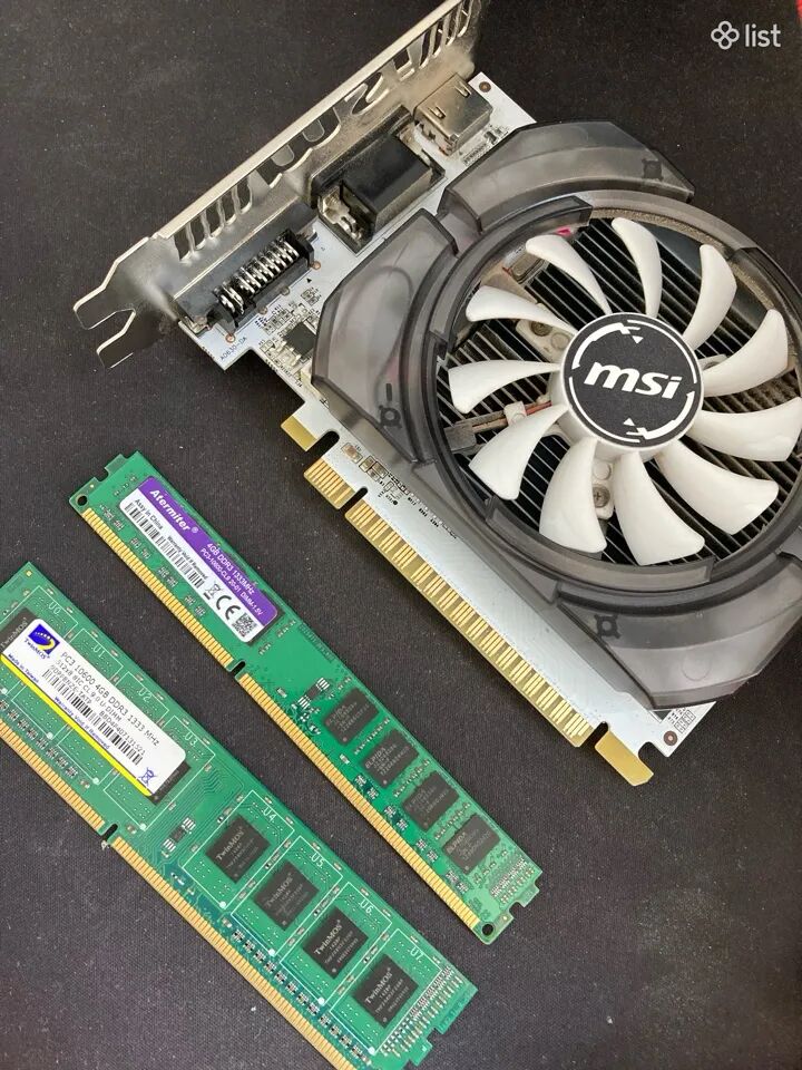 Videocard GT 730 4GB + 8GB Ram DDR3 + i3 3240
