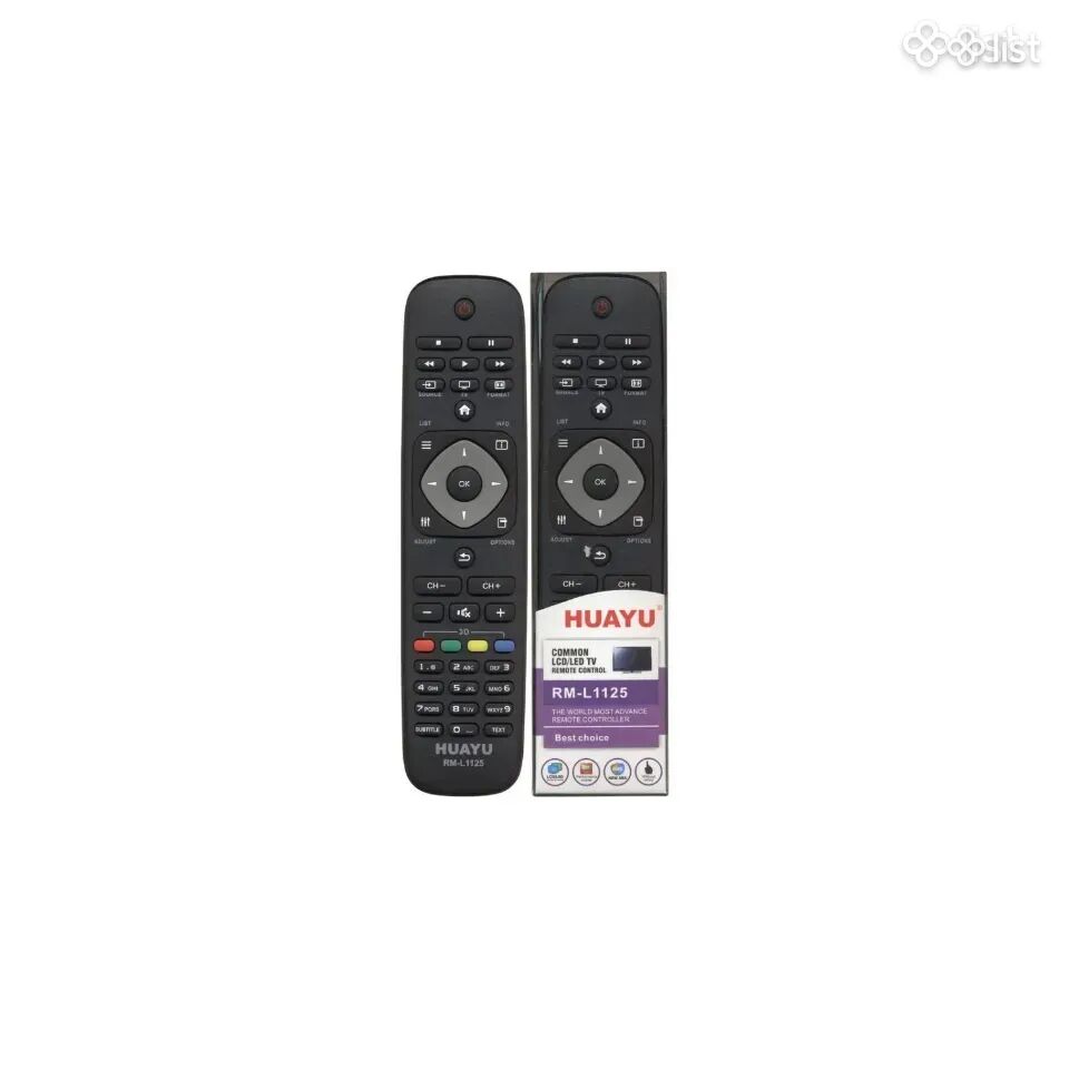 Philips RM-L1125 + Philips / TP Vision / AOC TV Remote Ունիվերսալ հեռակառավարման վահանակ