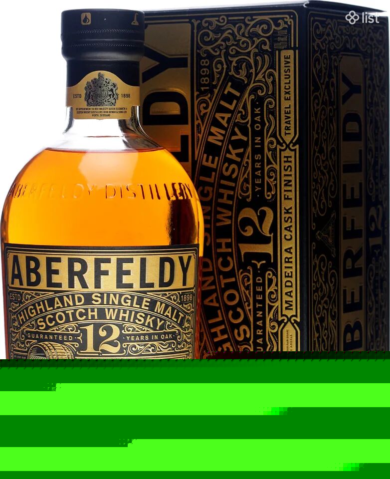 Whisky Aberfeldy 12 Years Old Madeira Cask 0.7L, with box