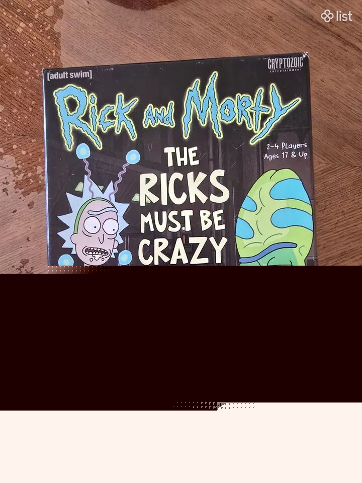 Rick and Morty "The Ricks Must Be Crazy" boardgame սեղանի խաղ
