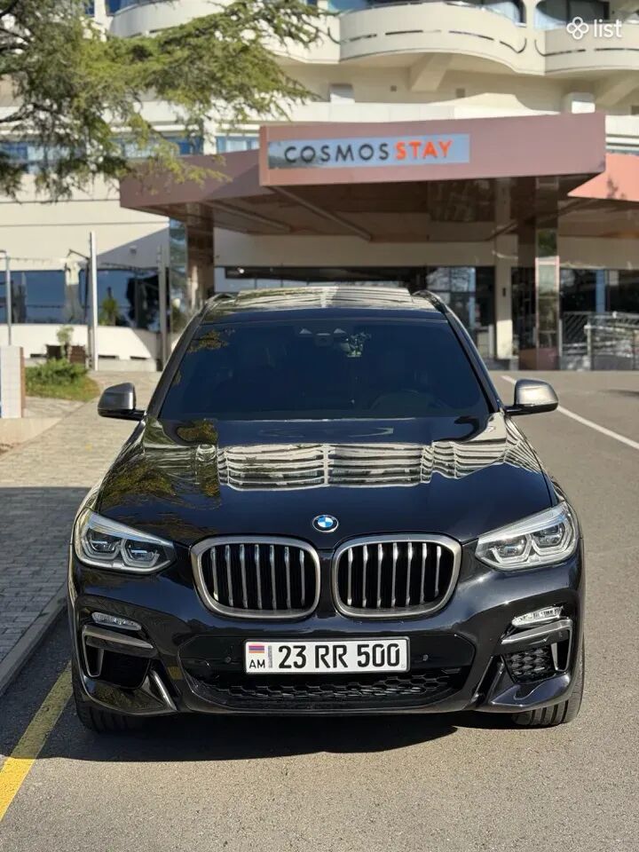 BMW X3, 3.0 л., полный привод, 2018 г., чёрный