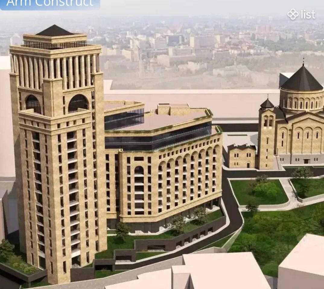 3 room apartment in a new building on Komitas Avenue in Arabkir, 69 sq.m., 3/18 floor, high ceilings