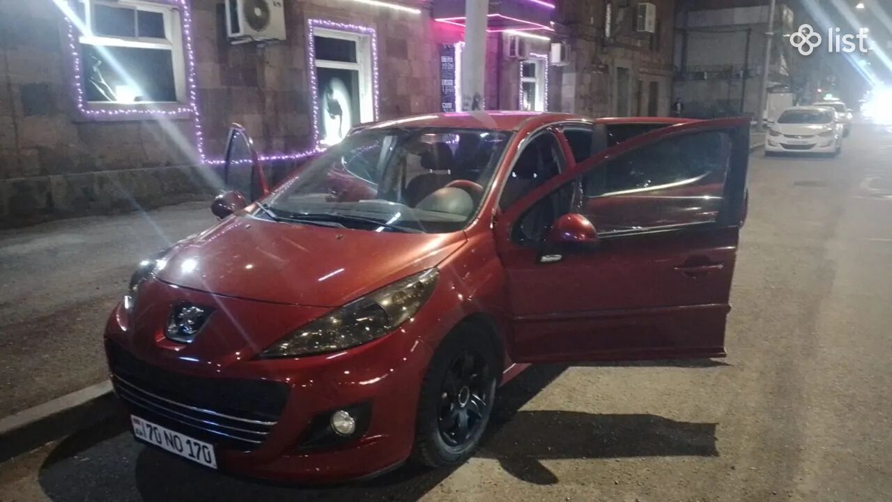 2010 Peugeot 207 hatchback, 1.4L