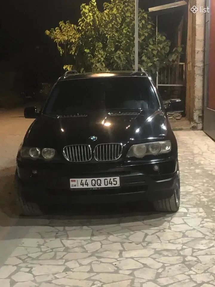 BMW X5, 4.4 լ, լիաքարշ, 2001 թ., գազ, սև