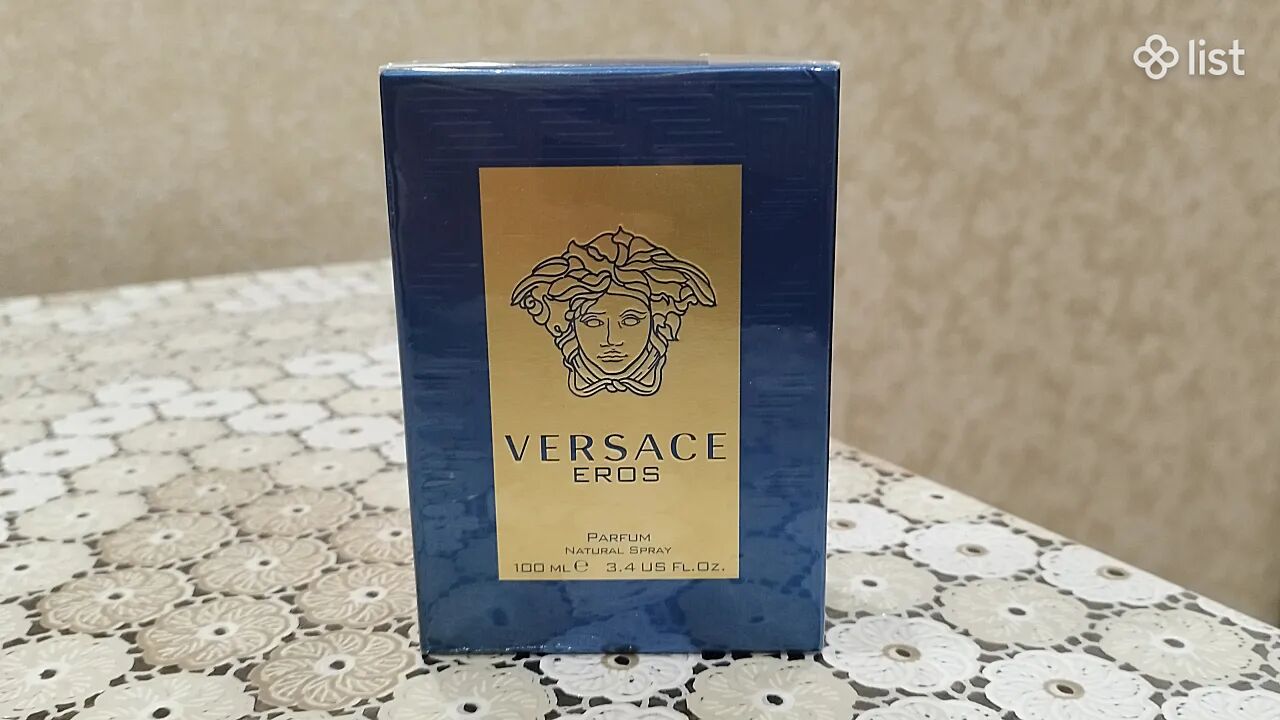 Օրիգինալ " Versace EROS " 100ml Parfum տղամարդկանց օծանելիք
