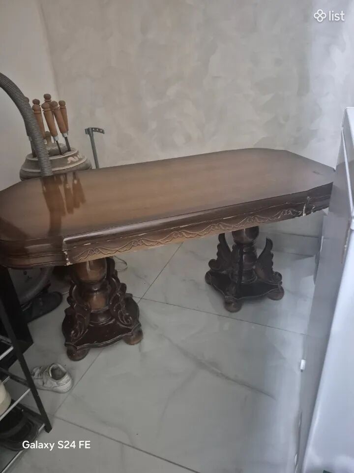 Стол дсп, овальный, 118x59