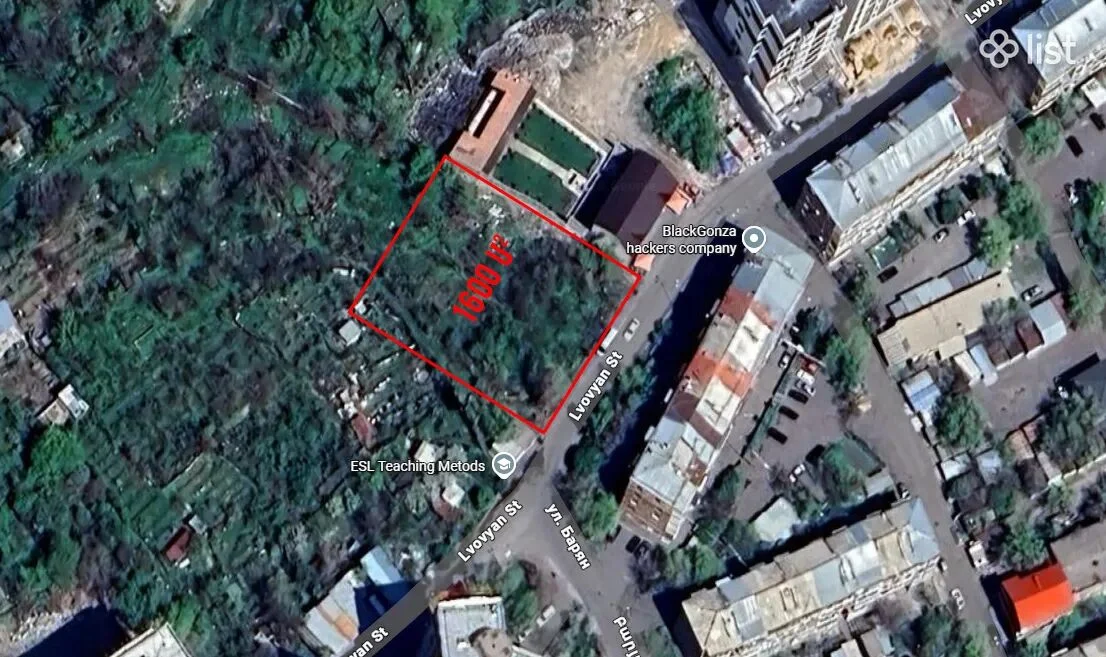 Plot for residential development on Lvovyan Street in Nor Nork, 1,600 sq.m.