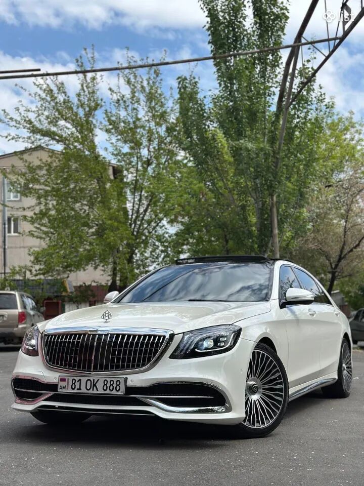 W222 Maybach S - class վարձով վարորդով հարսանեկան միջոցառումների համար պռակատ