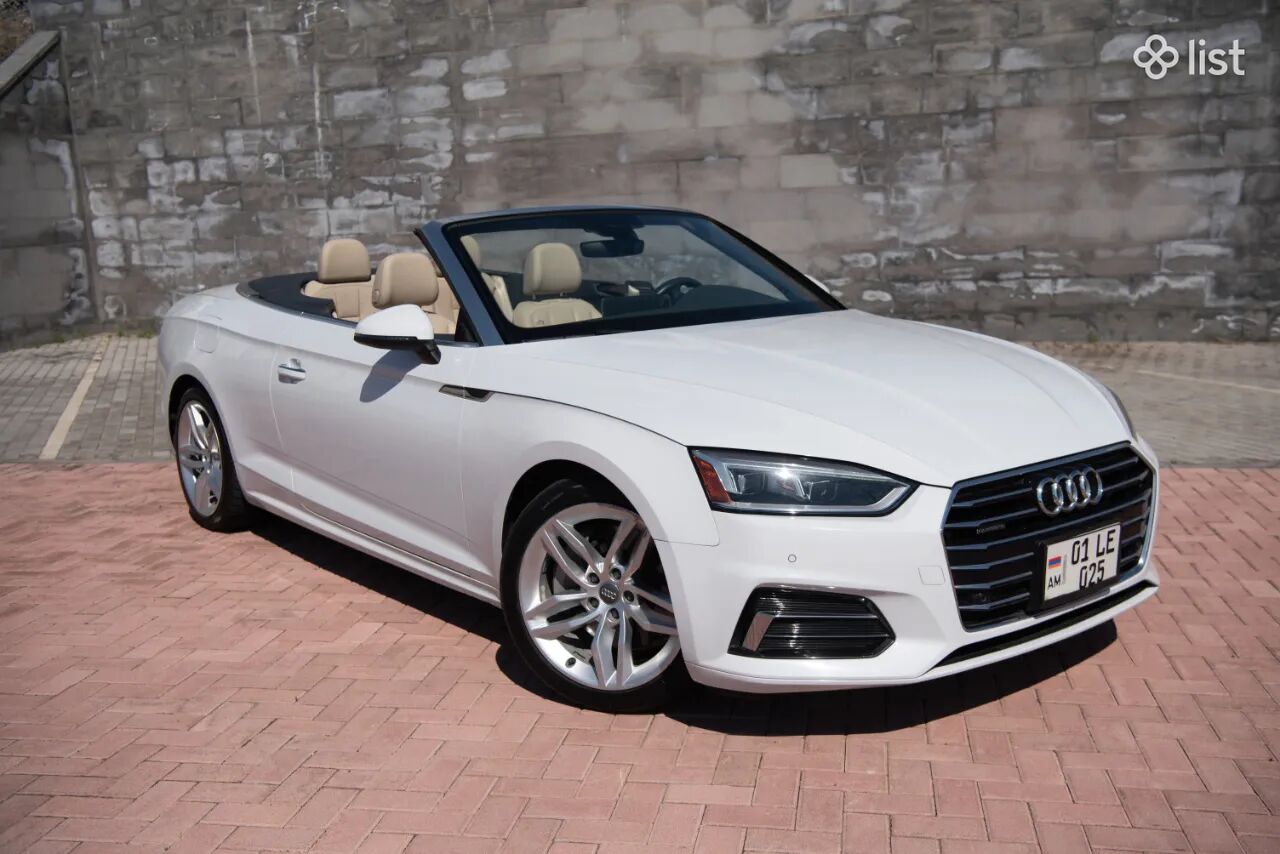 2019 Audi A5 convertible, 2.0L, all wheel drive